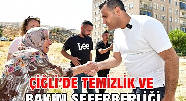 Çiğli’de temizlik ve bakım seferberliği