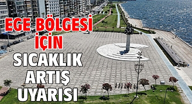 Ege Bölgesi için sıcaklık artış uyarısı