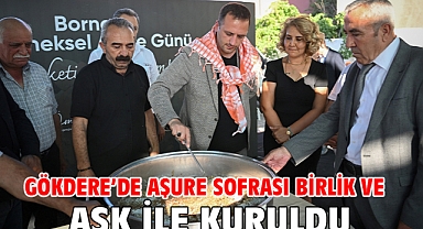 Gökdere’de aşure sofrası birlik ve aşk ile kuruldu