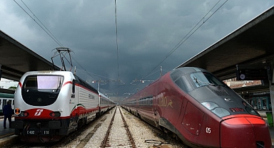 İtalya'da demir yolu çalışanları greve gitti