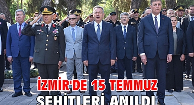 İzmir'de 15 Temmuz şehitleri anıldı