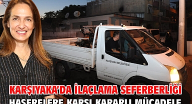 Karşıyaka’da ilaçlama seferberliği Haşerelere karşı kararlı mücadele