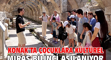 Konak’ta çocuklara kültürel miras bilinci aşılanıyor