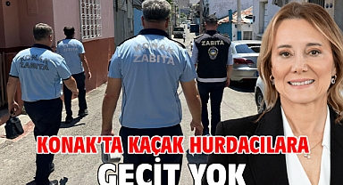 Konak’ta kaçak hurdacılara geçit yok