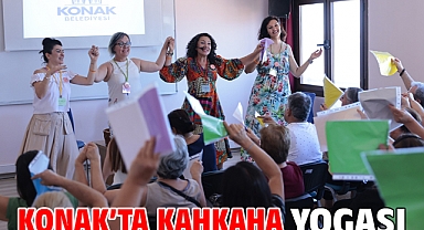 Konak'ta kahkaha yogası