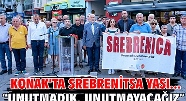 Konak'ta Srebrenitsa yası: 