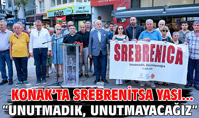 Konak'ta Srebrenitsa yası: