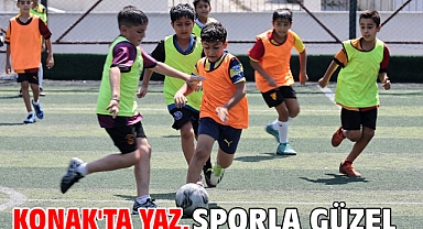 Konak'ta yaz, sporla güzel
