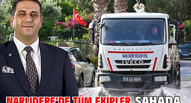 Narlıdere’de Tüm Ekipler Sahada