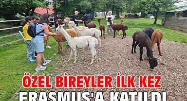 Özel bireyler ilk kez Erasmus'a katıldı