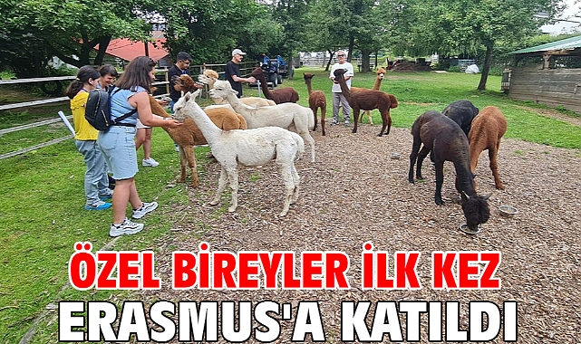 Özel bireyler ilk kez Erasmus'a katıldı