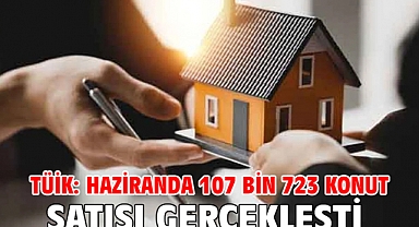 TÜİK: Haziranda 107 bin 723 konut satışı gerçekleşti