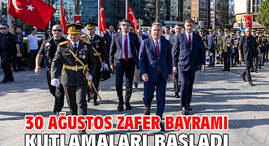 30 Ağustos Zafer Bayramı kutlamaları başladı