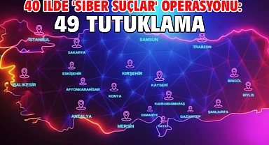40 ilde 'siber suçlar' operasyonu: 49 tutuklama
