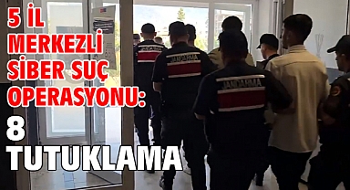 5 il merkezli siber suç operasyonu: 8 tutuklama