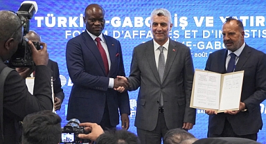 Bakan Bolat ile Gabon Cumhurbaşkanı Nguema görüşmesinde 3 yeni anlaşma imzalandı
