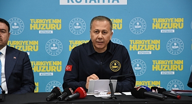 Bakan Yerlikaya Kütahyada açıklamalarda bulundu