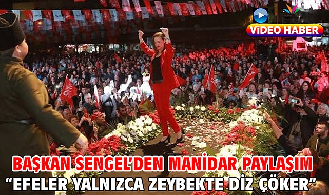 Başkan Sengel’den Manidar Paylaşım “Efeler yalnızca zeybekte diz çöker”