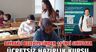 Bayraklı Belediyesinden 11’inci sınıflara ücretsiz hazırlık kursu