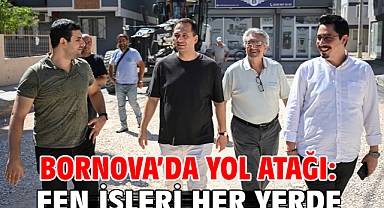 Bornova’da yol atağı: Fen İşleri her yerde