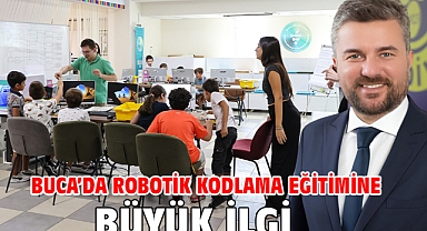 Buca’da robotik kodlama eğitimine büyük ilgi