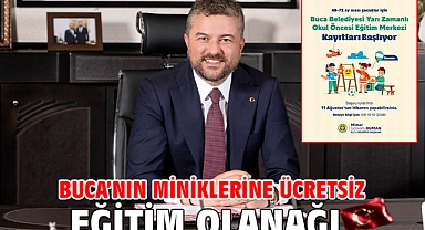 Buca’nın miniklerine ücretsiz eğitim olanağı