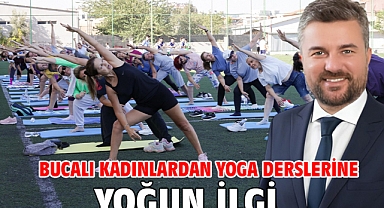 Bucalı kadınlardan yoga derslerine yoğun ilgi
