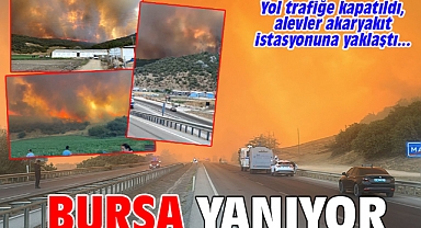 Bursa yanıyor