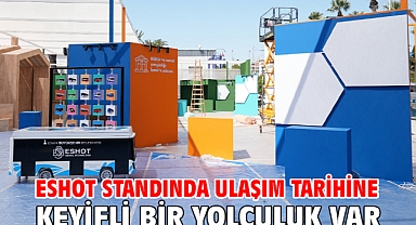 ESHOT standında ulaşım tarihine keyifli bir yolculuk var