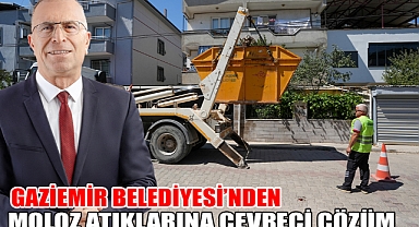 Gaziemir Belediyesi’nden moloz atıklarına çevreci çözüm