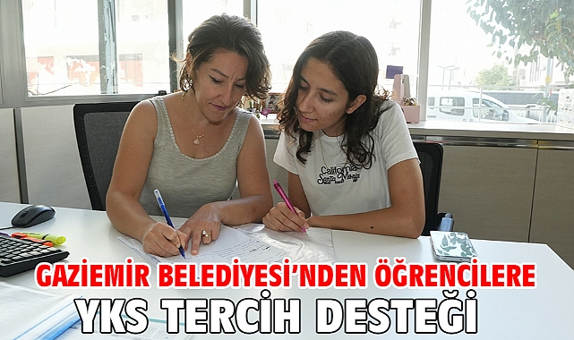 Gaziemir Belediyesi’nden öğrencilere YKS tercih desteği