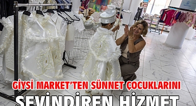 Giysi Market’ten sünnet çocuklarını sevindiren hizmet