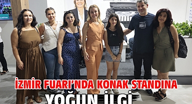 İzmir Fuarı’nda Konak standına yoğun ilgi