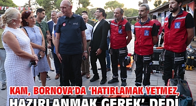 KAM, Bornova’da ‘Hatırlamak Yetmez, Hazırlanmak Gerek’ dedi
