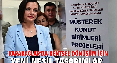 Karabağlar'da Kentsel Dönüşüm İçin Yeni Nesil Tasarımlar