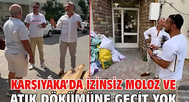 Karşıyaka’da izinsiz moloz ve atık dökümüne geçit yok!