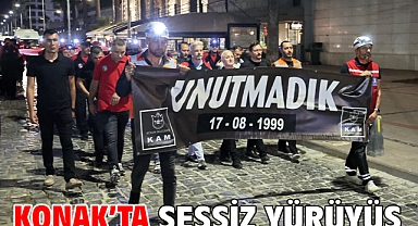 Konak’ta sessiz yürüyüş