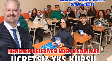 Menemen Belediyesi'nden mezunlara ücretsiz YKS kursu