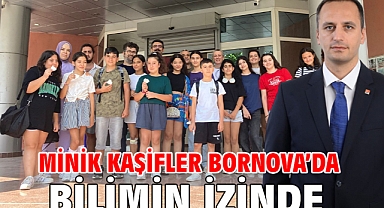 Minik kaşifler Bornova’da bilimin izinde