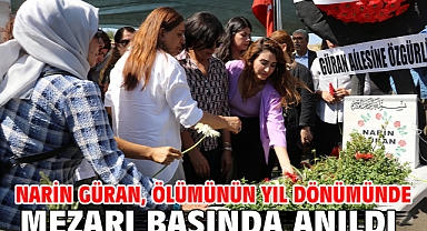 Narin Güran, ölümünün yıl dönümünde mezarı başında anıldı