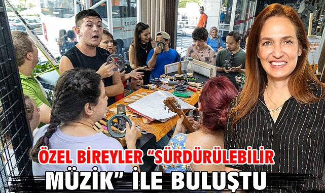 Özel bireyler “sürdürülebilir müzik” ile buluştu