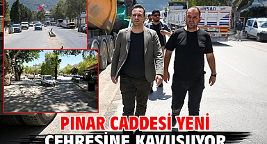 Pınar Caddesi yeni çehresine kavuşuyor