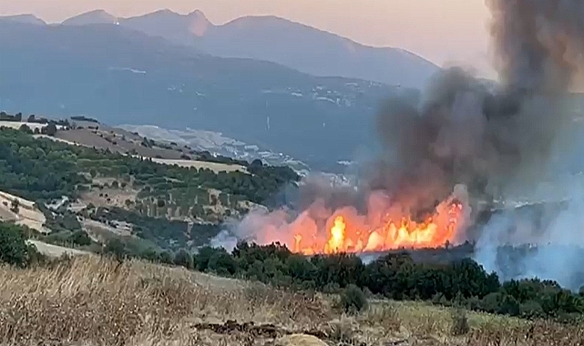 Susurluk'taki orman yangını 12 saat sonra kontrol altına alındı