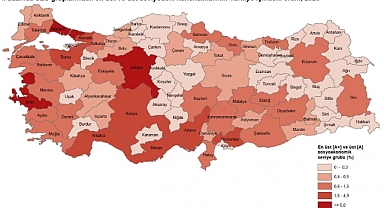 TÜİK: Türkiye'de hanelerin yüzde 1,1'i en üst sosyoekonomik seviyede