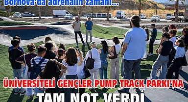 Üniversiteli gençler Pump Track Parkı'na tam not verdi