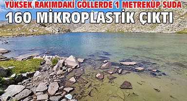 Yüksek rakımdaki göllerde 1 metreküp suda 160 mikroplastik çıktı