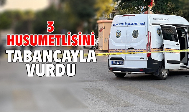 3 husumetlisini tabancayla vurdu