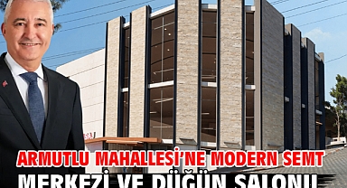 Armutlu Mahallesi’ne Modern Semt Merkezi Ve Düğün Salonu 