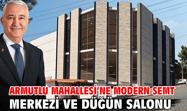 Armutlu Mahallesi’ne Modern Semt Merkezi Ve Düğün Salonu