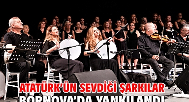 Atatürk’ün Sevdiği Şarkılar Bornova’da yankılandı